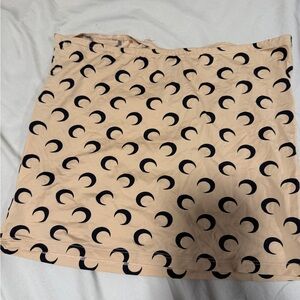 Marine Serre Beige and Black Crescent Moon Top